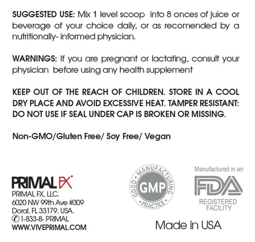 Primal Fx I Msm I 250gr I Dr Ludwig Johnson 250gr