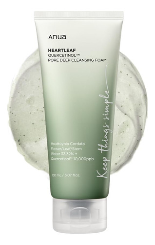 Anua Heartleaf Quercetinol Pore Deep Cleansing Foam Momento Todo Tipo De Piel Día