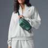 Alo Yoga Buzo Unisex Accolade 1/4 Zip Pullover Estilo Overs S - 4 Gris Claro Accolade 1/4 Zip