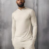 Alo Yoga Remera De Manga Larga Con Capucha Para Hombre Conqu Bone Conquer Reform Long S Lisa