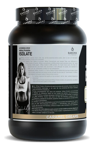 Proteína Sascha Fitness Whey Protein Isolate- Varios Sabores