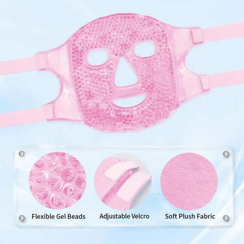 Mascarilla Facial De Gel Reutilizable Frío/calor Anti-ojeras Todo Tipo De Piel