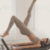 Alo Yoga Legging Airlift 7/8 Tiro Alto - Original Marrón Claro High-waist Airlift 8 - 10