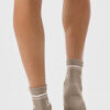 Alo Yoga Medias Unisex Half-crew Throwback Sock Color Beige Marrón Claro M