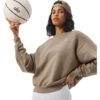 Alo Yoga Campera Accolade Crew Neck Buzo Marrón Claro Xl - 16 Accolade Crew Neck