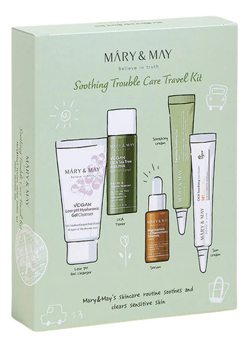 Máry & May Soothing Trouble Care Travel Kit