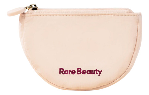 Rare Beauty Powder Pouch | Neceser Semicírculo Color Durazno Beige Powder Pouch