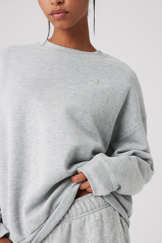 Alo Yoga Campera Accolade Crew Neck Buzo Gris Xl - 16 Accolade Crew Neck