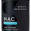 Sports Research Nac N-acetilcisteína 600 Mg 90 Cáps Vegetal Sin Sabor