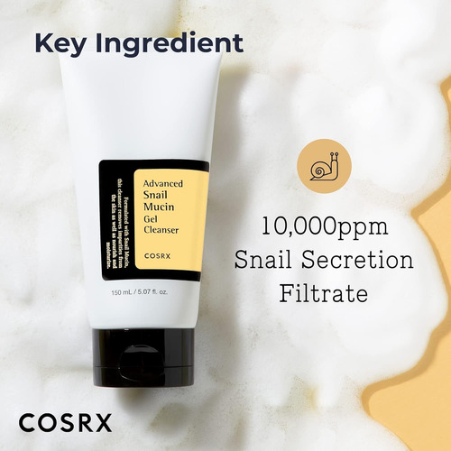 Cosrx Gel Limpieza Facial Profunda Con Baba De Caracol 150ml