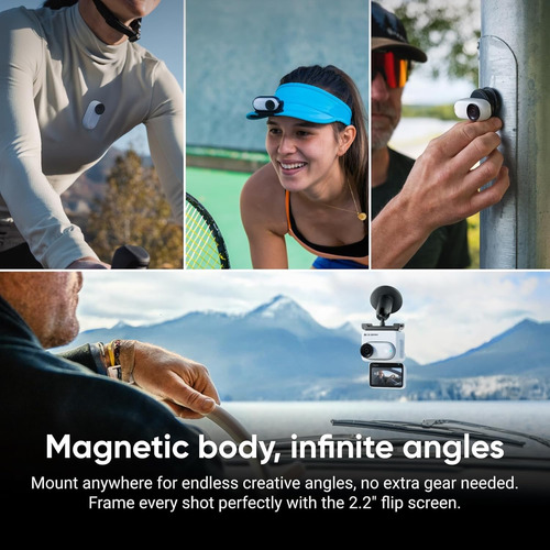 Cámara De Vlogging Insta360 Go 3s 128 Gb 4k Portátil Blanco