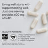 Sports Research Nac N-acetilcisteína 600 Mg 90 Cáps Vegetal Sin Sabor