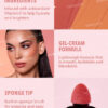 Sheglam Blush Rubor Colorete Liquido Con Shimmer Glitter Ton Love Cake