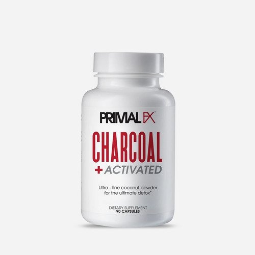 Charcoal + Activated I Primal Fx I 90 Capsules I Dr Ludwig