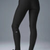 Alo Yoga Legging Airlift 7/8 Tiro Alto - Original Negro High-waist Airlift 2 - 4