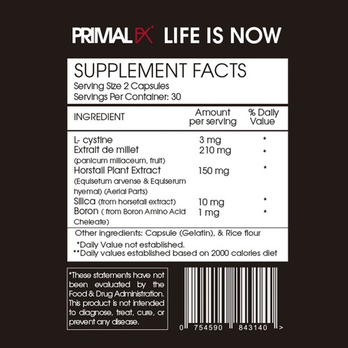 Primal Fx I Innerx I Pelo I 60 Capsules I Dr Ludwig Johnson