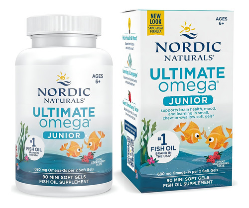 Omega 3 Nordic Naturals Ultimate Omega Junior Niños Frutilla Frutilla