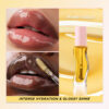 Gisou Honey Inflip Labial Gloss Hidratación Natural Y Brillo Honey Gold