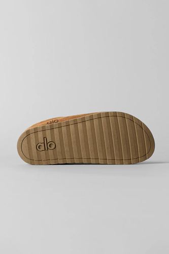 Alo Yoga Pantuflas - Ojotas Recovery Slipper Marrón 40 Ar