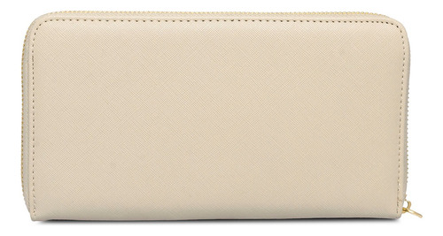 Billetera Steve Madden Bzippy Con Diseño Lisa Color Beige De Sintético