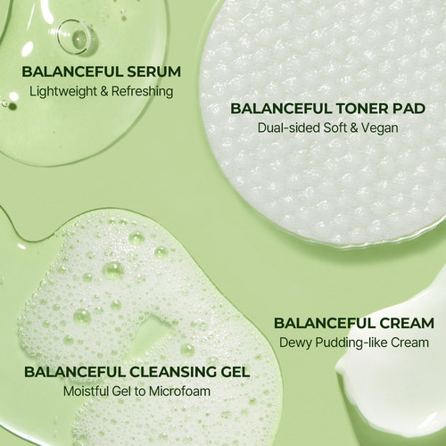 Torriden Balanceful Trial Kit 4 Para Piel Sensible, Grasa
