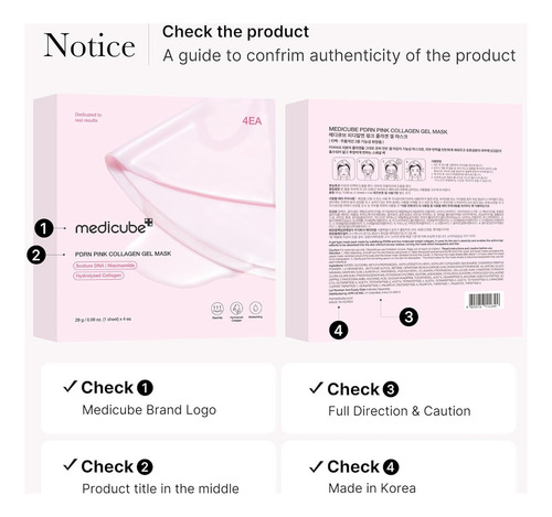 Mascarilla Facial Medicube Salmon Dna Pdrn Gel De Jalea De Col