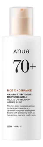 Anua Rice 70intensive Moisturizing Emulsion Hidratante 150ml Momento De Aplicación Día/noche Tipo De Piel Seca