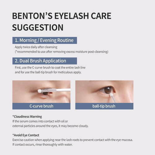 Benton Honest Eyelash 10 Ml Crecimiento De Pestañas Y Cejas
