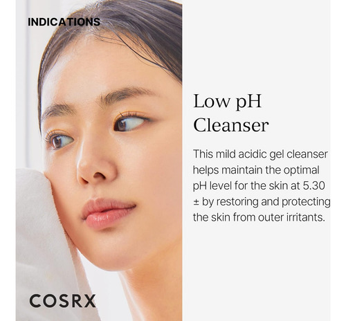 Cosrx Low Ph Good Morning Gel Cleanser Limpiador Facial Todo Tipo De Piel Día/noche