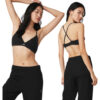 Alo Yoga Corpiño Deportivo Splendor Bra Airbrush Negro Xl