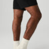 Medias Alo Yoga Originales Throwback Sock Beige Bone/white M