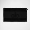 Alo Yoga Toalla Keep It Cool Gym 100% Algodón Absorbente Negro Keep It Cool Gym