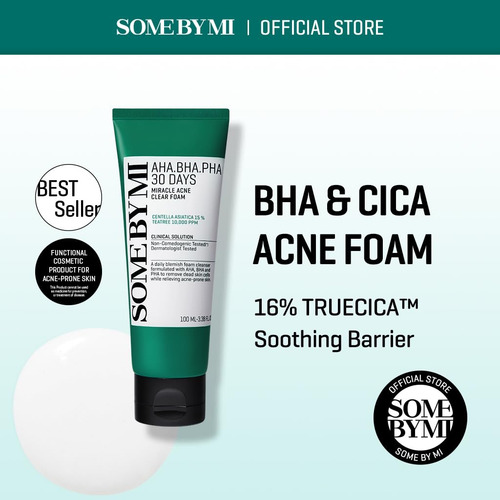 Some By Mi Aha.bha.pha 30 Days Miracle Acne Jabon Facial