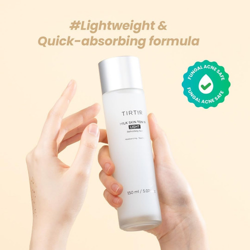 Tirtir Milk Skin Tonico Light Hidratación Instantánea 150ml Grasa A Mixta Día/noche