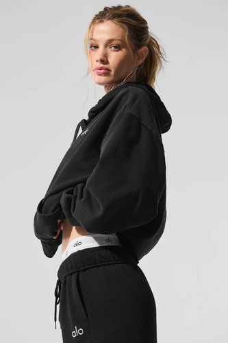 Alo Yoga Campera Chompa, Accolade Hoodie Unisex Negro L - 12 Accolade Hoodie