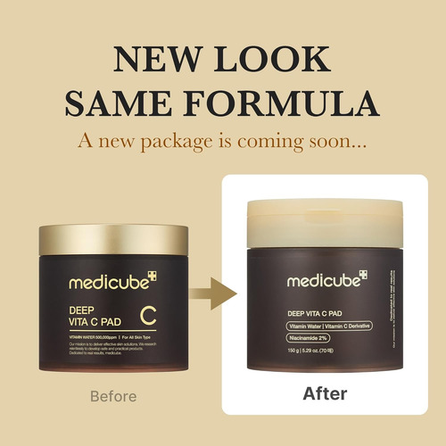 Medicube Almohadillas Faciales Deep Vita C Luminosidad Visib Todo Tipo De Piel