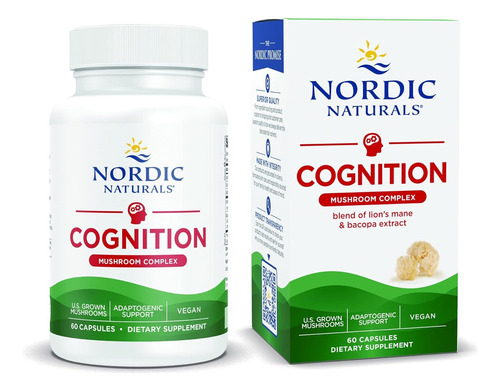 Nordic Naturals | Cognition Mushroom Complex | 60 Capsules Sin Sabor