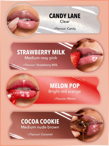 Sheglam Kit De Labiales Gloss Crystal Glaze Moisturizing Lip Multicolor