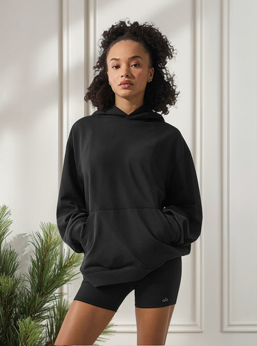 Alo Yoga Chompa Buzo Hoodie Unisex Make Waves  Original Xs - 2 Negro Make Waves
