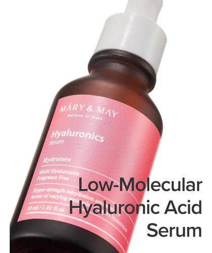 Mary & May Serum Hyaluronics Serum Hipoalergénico - 30ml Todo Tipo De Piel Día/noche