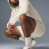 Alo Yoga Remera De Manga Larga Con Capucha Para Hombre Conqu Bone Conquer Reform Long L Lisa