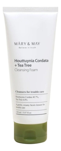 Máry & May Houttuynia Cordata + Tea Tree Cleansing Foam Momento De Aplicación Día/noche Tipo De Piel Todo Tipo De Piel
