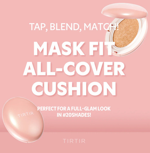 Tirtir Mask Fit All Cover Base Cushion Acabado Natural 24w