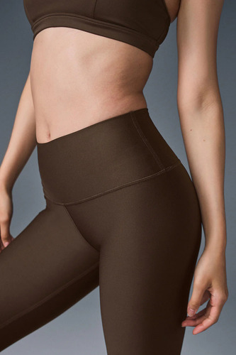 Alo Yoga Legging Airlift 7/8 Tiro Alto - Original Maro High-waist Airlift 16 - 18