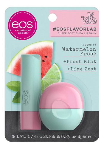 Eos Bálsamo Labial Hidratante Con Manteca De Karité Pack 2