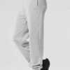 Alo Yoga Pantalón Jogger Deporti Accolade Sweatpant Unisex Gris Claro French Terry Xl - 16