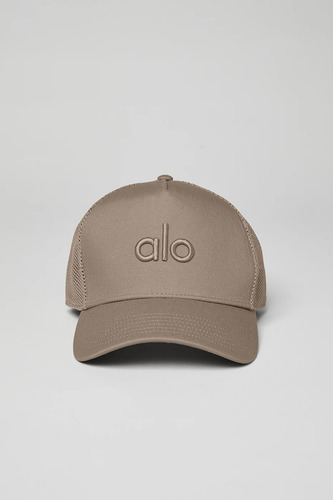 Alo Yoga Gorra District Trucker Original Marrón Claro Talla Unica District Trucker