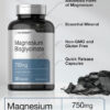 Horbäach Bisglicinato De Magnesio 750 Mg Alta Absorción Sin Sabor