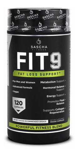 Fit 9 - Sascha Fitness - Fat Loss - Quemador De Grasa Sin Sabor