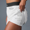 Alo Yoga Pollera Short Deportiva Match Point Skirt Original Blanco M - 8